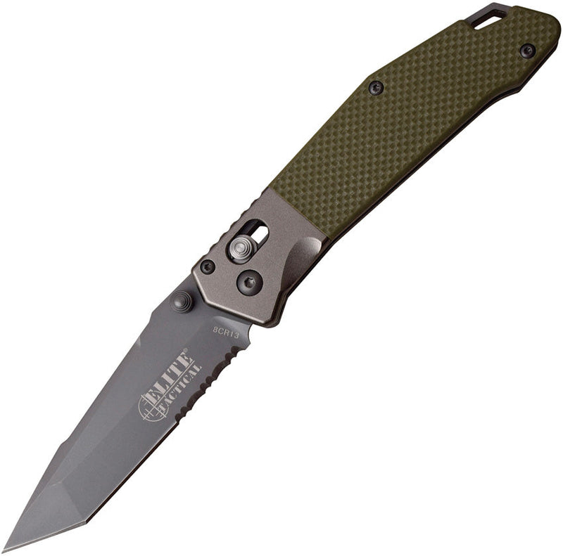 Elite Tactical Rapid Lock Folder Green