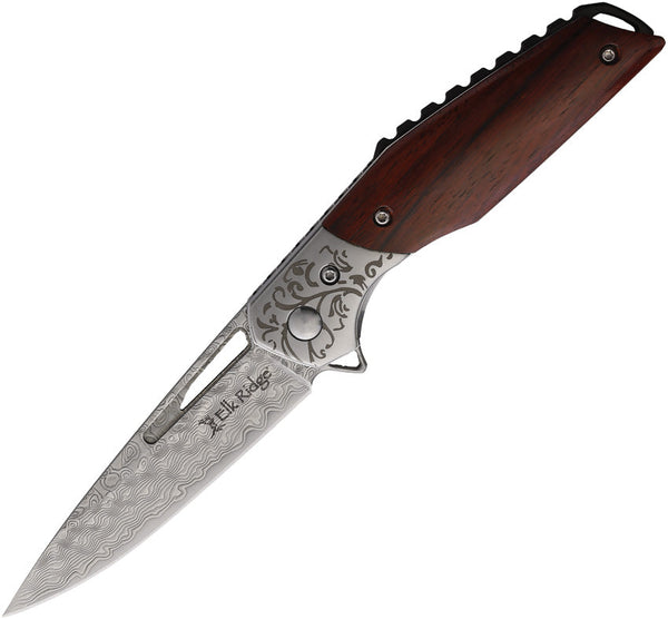 Elk Ridge Linerlock Damascus