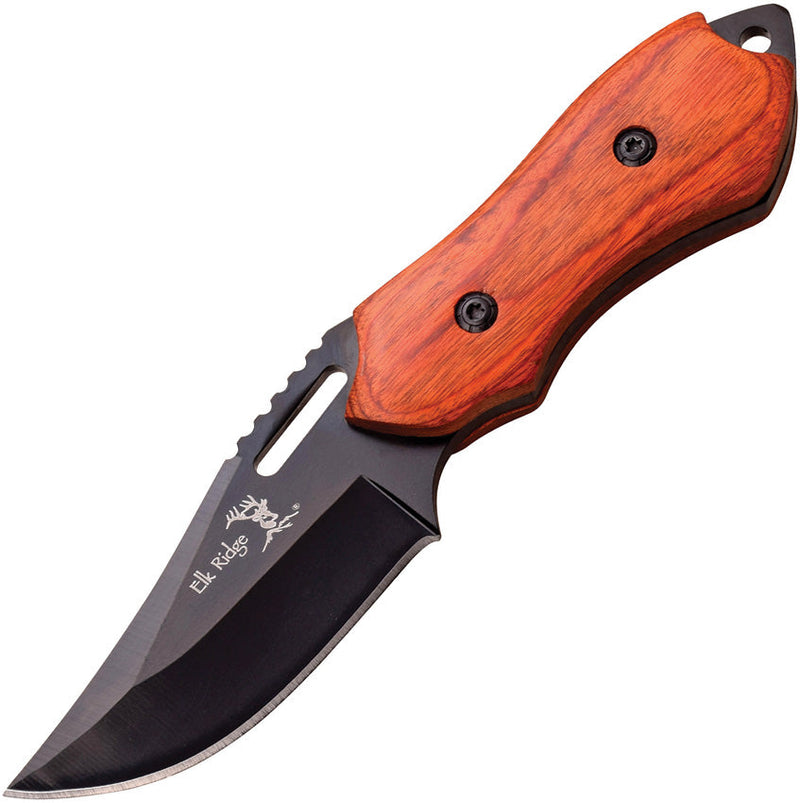 Elk Ridge Fixed Blade Pakkawood