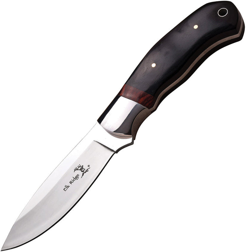 Elk Ridge Fixed Blade Black Pakkawood