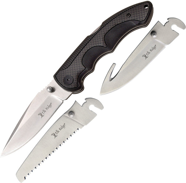 Elk Ridge Blade Change Lockback Black