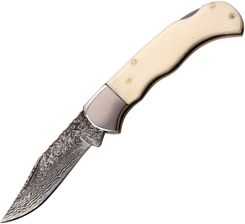 Elk Ridge Lockback White Bone