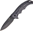 Elk Ridge Ballistic Linerlock A/O Gray