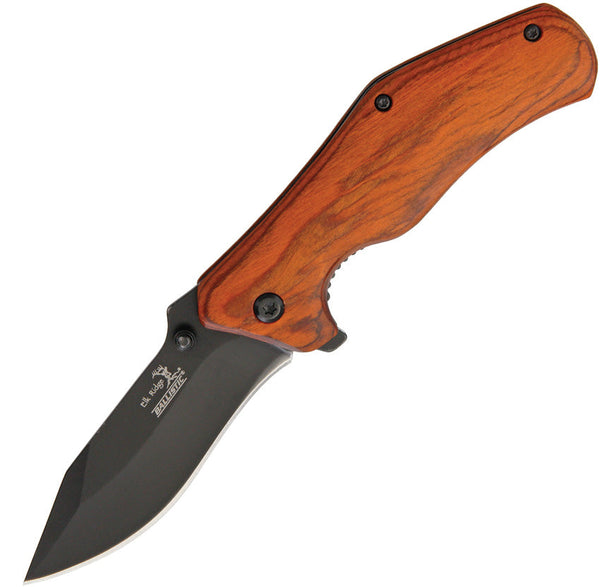 Elk Ridge Linerlock Red Wood A/O