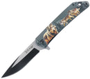 Elk Ridge Wildlife Linerlock A/O Wolf