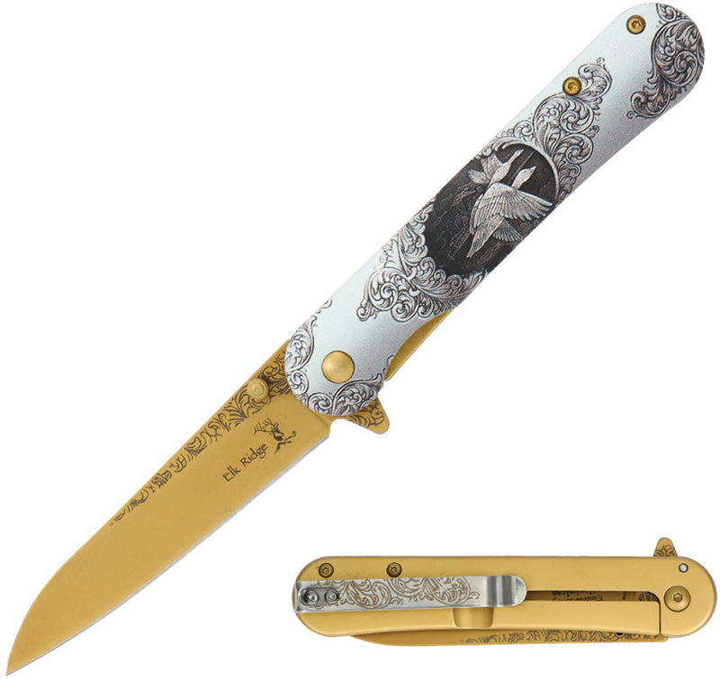 Elk Ridge Wildlife Framelock A/O Geese