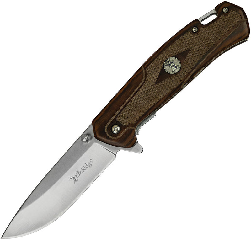 Elk Ridge Gentleman's Linerlock A/O Brn