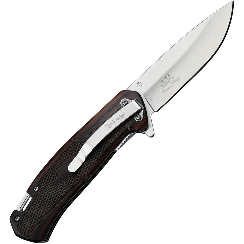 Elk Ridge Gentleman's Linerlock A/O Brn
