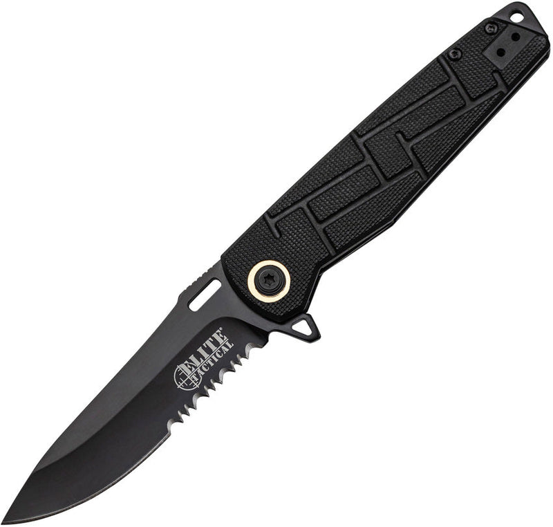 Elite Tactical Tactical Linerlock Black