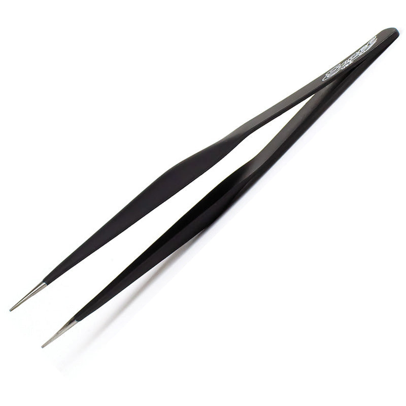 Excel Blades Hollow Handle Tweezers Black