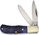 Frost Cutlery Jim Bowie Trapper Blue Pk Bone