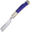 Frost Cutlery Razor Lockback Blue Bone