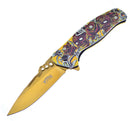 Frost Cutlery Linerlock A/O Gold
