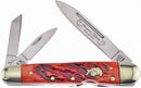 Frost Cutlery Locking Whittler Dark Red Jig
