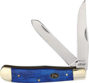 Frost Cutlery Trapper Blue Smooth Bone