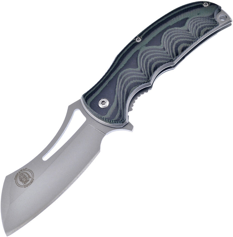 Frost Cutlery Linerlock A/O Green Micarta