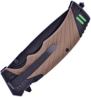 Frost Cutlery Firestarter Linerlock A/O Tan