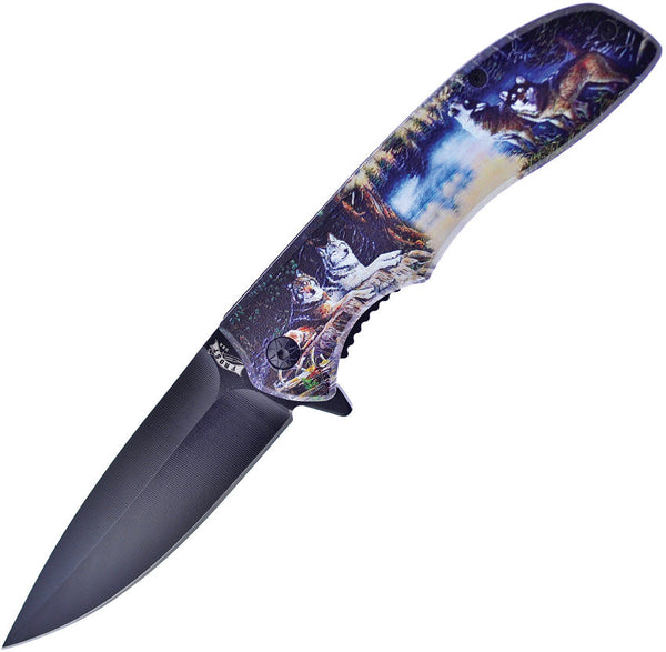 Frost Cutlery Linerlock A/O Wolf