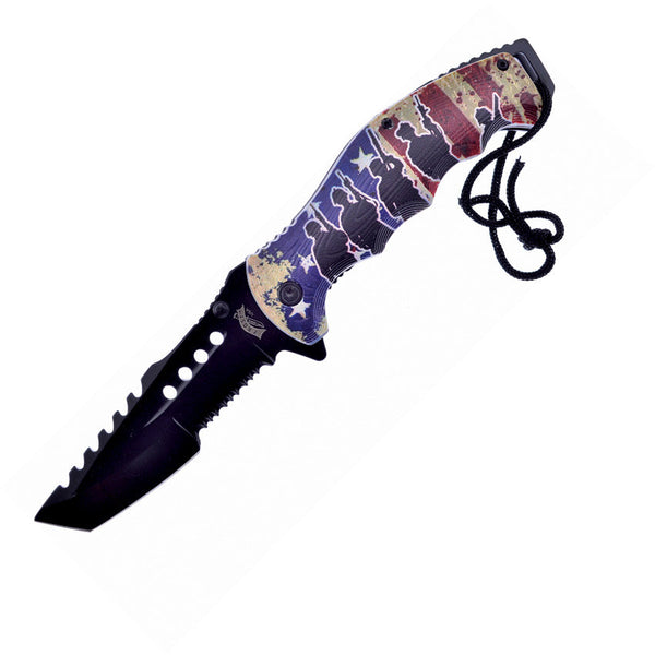 Frost Cutlery American Soldier Linerlock A/O