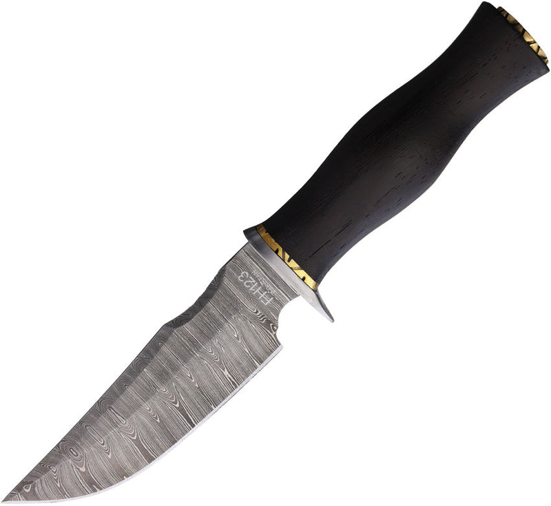 Fox-N-Hound Damascus Fixed Blade