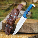 FH Knives Bowie Blue Wood