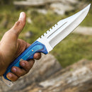 FH Knives Bowie Blue Wood