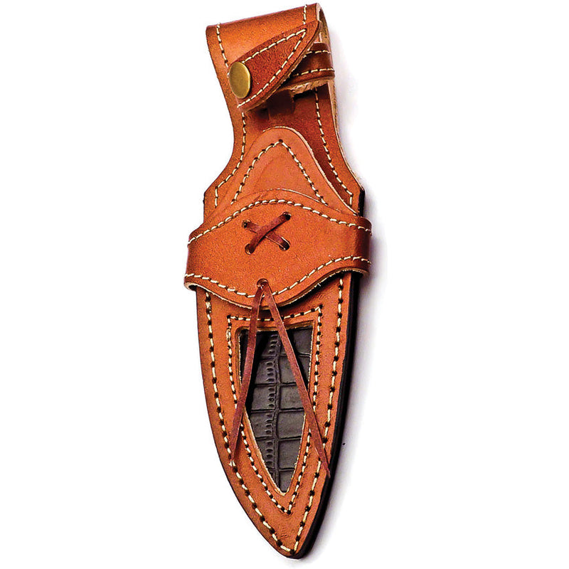 FH Knives Fixed Blade Brown Wood