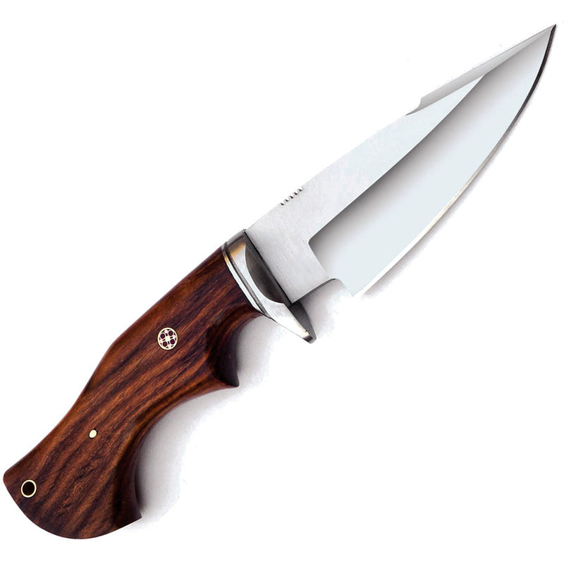 FH Knives Fixed Blade Brown Wood