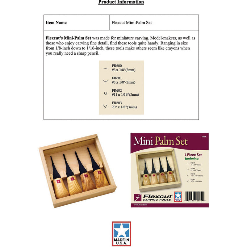 Flexcut Mini-Palm Set