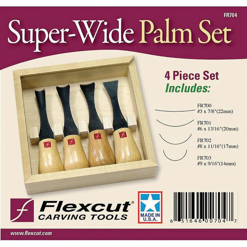 Flexcut Super-Wide-Format Palm Set