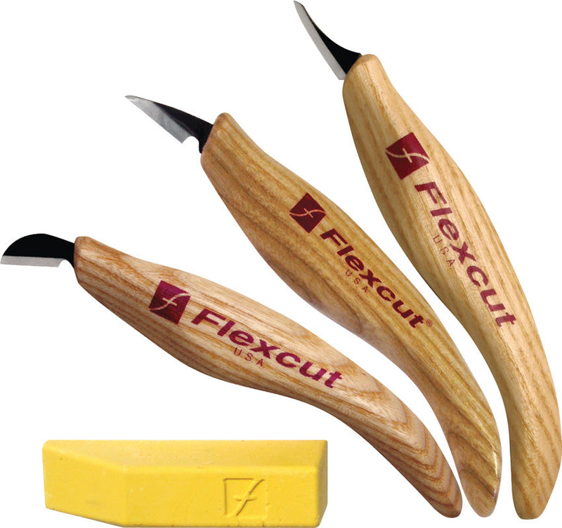 Flexcut Slim Handle Detail Knife Set