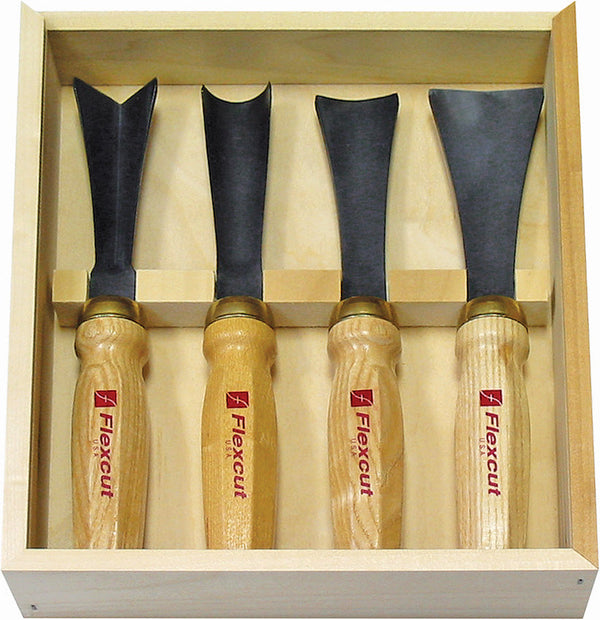 Flexcut Four Piece Mallet Sculptor Set