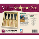 Flexcut Four Piece Mallet Sculptor Set