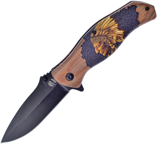 Frost Cutlery Native American Linerlock A/O