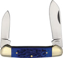 Frost Cutlery Canoe Blue Pick Bone