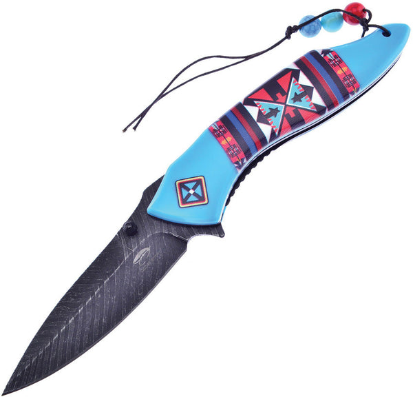 Frost Cutlery Linerlock A/O Blue