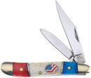 Frost Cutlery Little Peanut Red White Blue