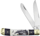 Frost Cutlery Trapper Eagle Buffalo Horn