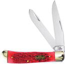 Frost Cutlery Trapper Red Jig Bone