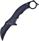 Frost Cutlery Black Raven Linerlock A/O