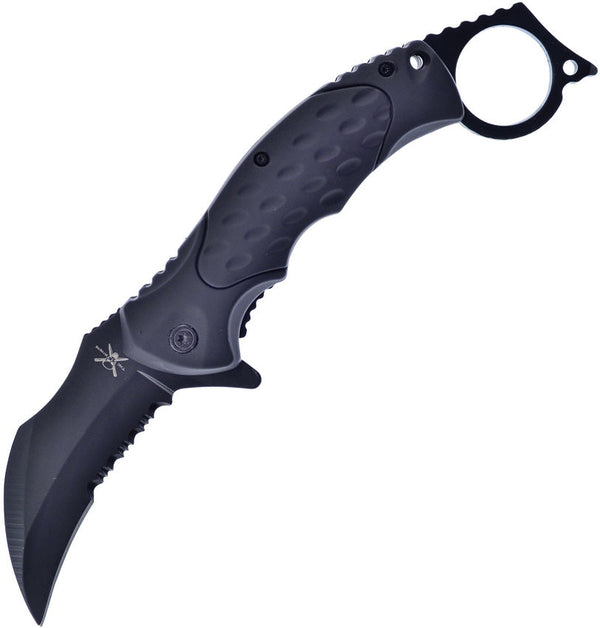 Frost Cutlery Black Raven Linerlock A/O