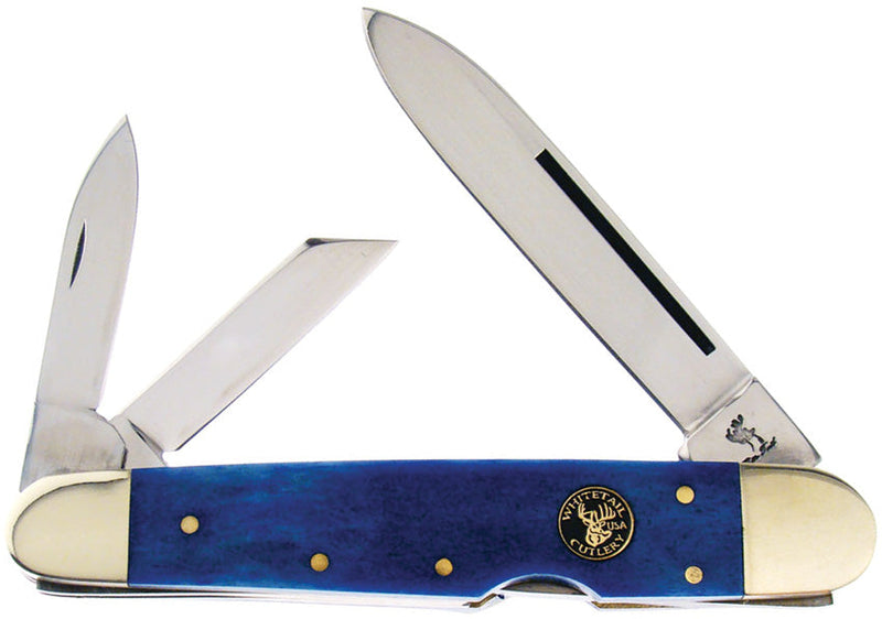 Frost Cutlery Whittler Blue Smooth Bone