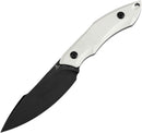 Tenable Knives Luccio Fixed Blade White