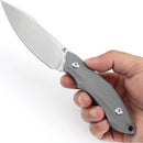 Tenable Knives Luccio Fixed Blade Gray