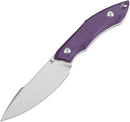 Tenable Knives Luccio Fixed Blade Purple