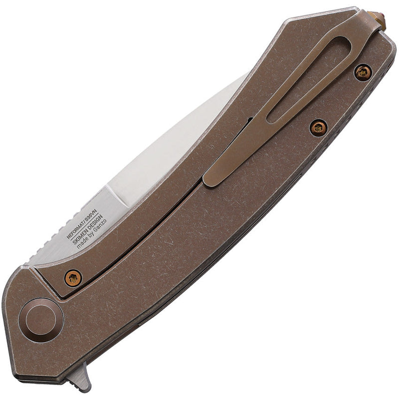 Ganzo Knives Skimen Framelock Bronze