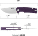 Ganzo Knives G769 Linerlock Purple
