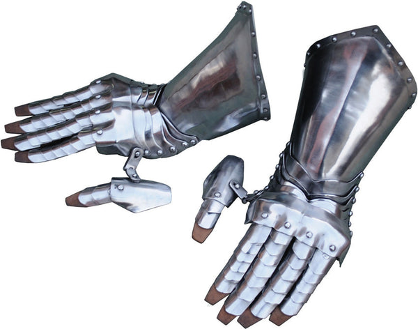 Get Dressed For Battle Articulated Steel Gauntlets