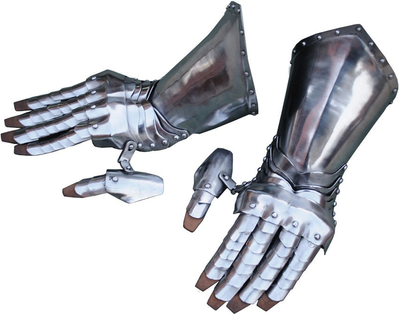Get Dressed For Battle Articulated Steel Gauntlets