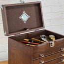 Gerstner International 6-Drawer Collector's Chest Oak